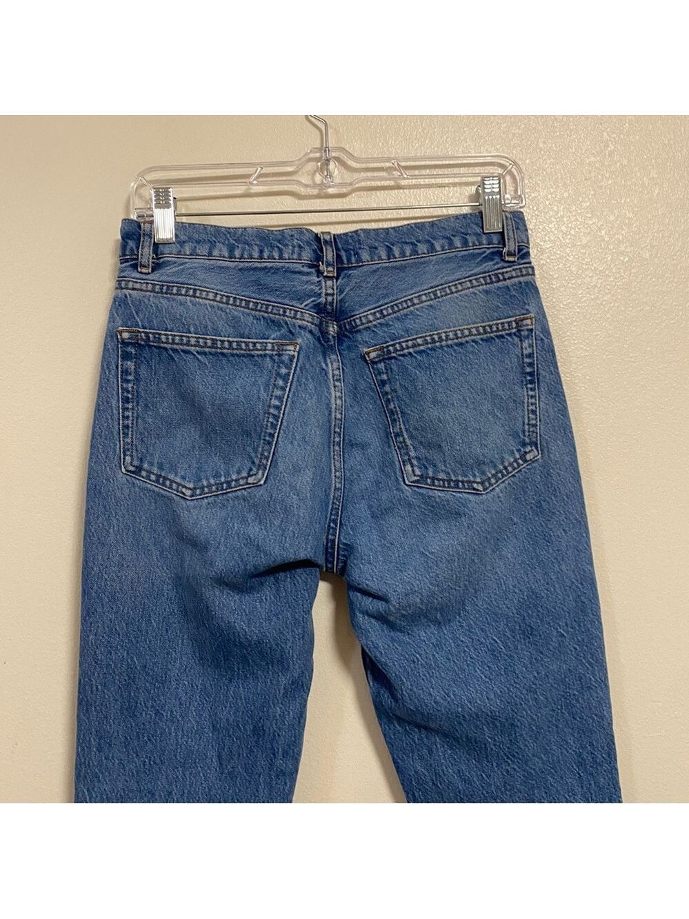 Reformation Jeans Women Size 4/27 Medium Wash Julia Crop High Rise Cigarette - Picture 4 of 15